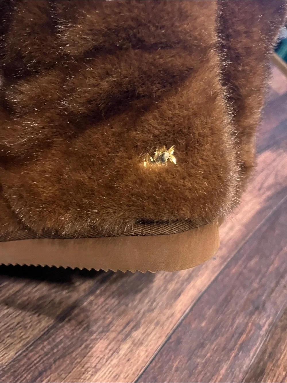 Michael Kors Fur Boots in Brown